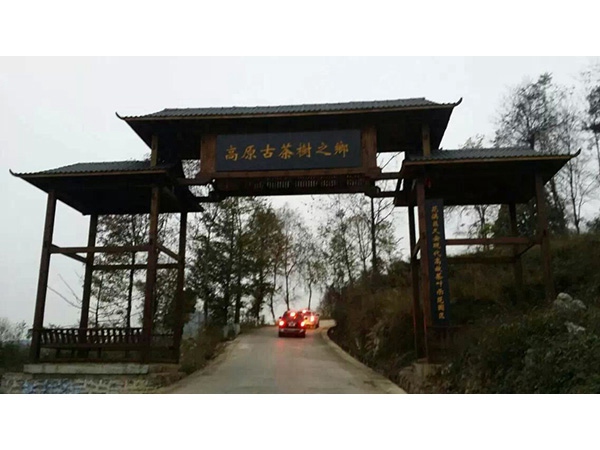 防腐木碳化木门头