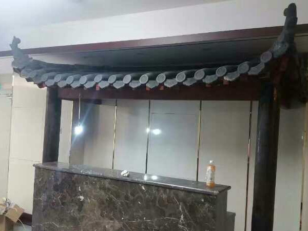 防腐木碳化木售货门头